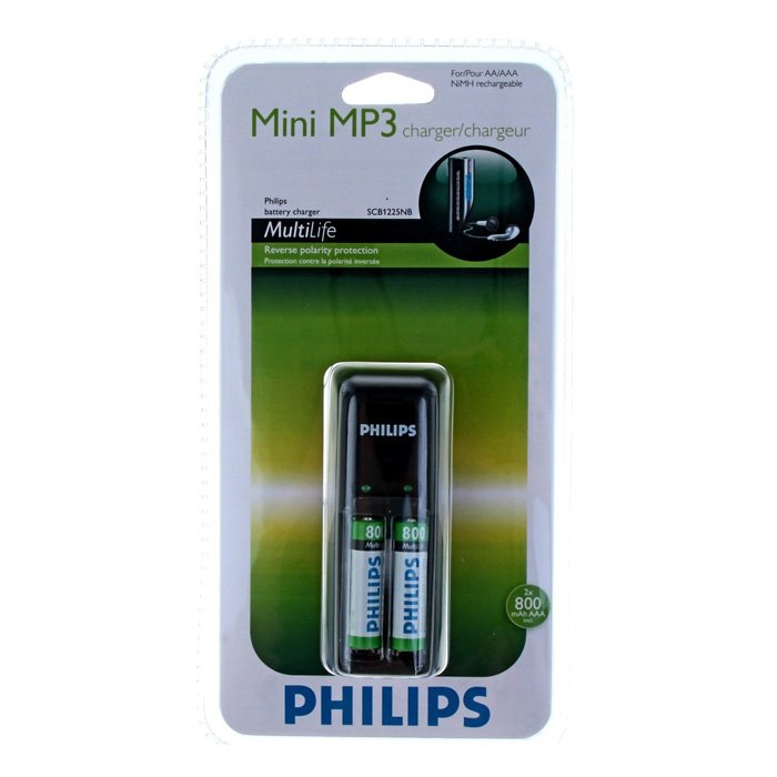Philips Mini MP3 SCB1225 + 2 ААА 800 mAh (4/448)