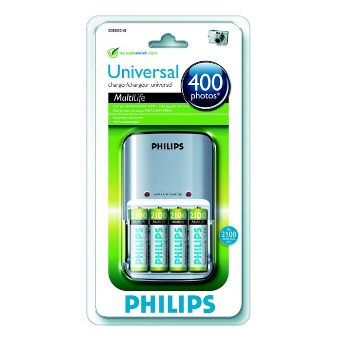 Philips MultiLife SCB3030 + 4x2100 mAh (4/392)