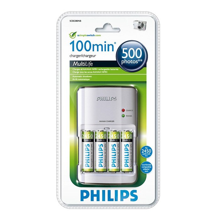Philips MultiLife SCB5380 + 4х2450 mAh (4/448)
