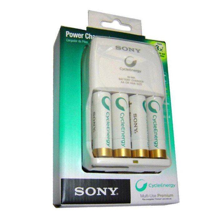 Sony Power Charger+ 4 AA 2100mAh BLUE (10/560)