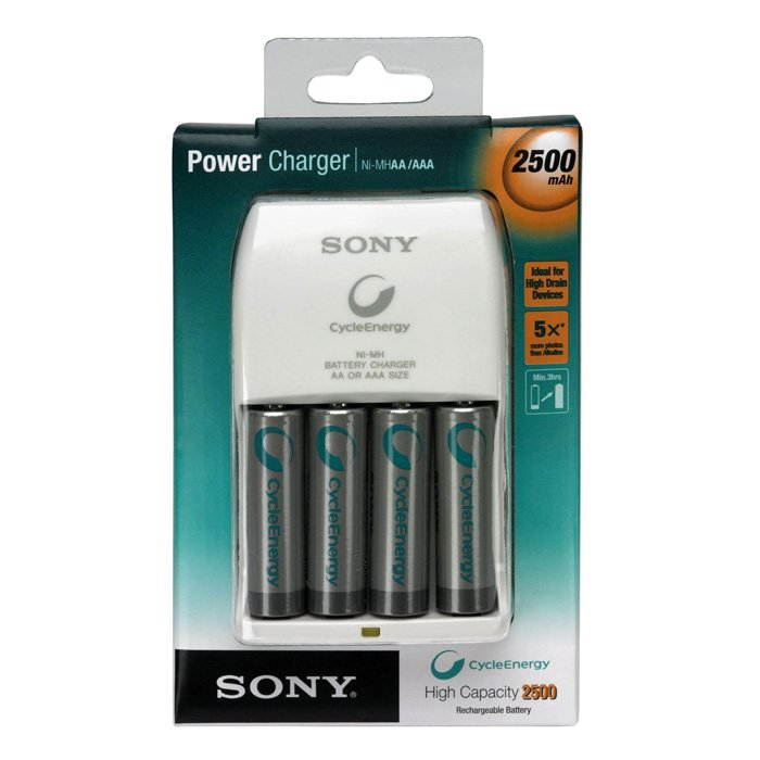 Sony Power Charger+ 4 AA 2500mAh (10/640)