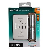 Sony Refresh Charger + 4x2500mAh (10/360)